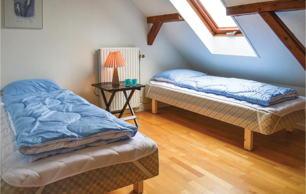Postel nebo postele na pokoji v ubytování Holiday Home Ringkobing Ii