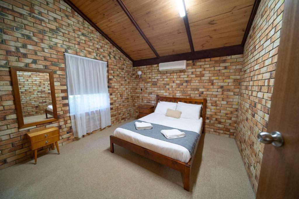 Postel nebo postele na pokoji v ubytování Blickinstal Holiday Retreat