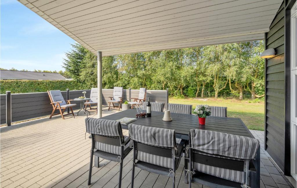 Balkón nebo terasa v ubytování Holiday Home Nordmarken Ix