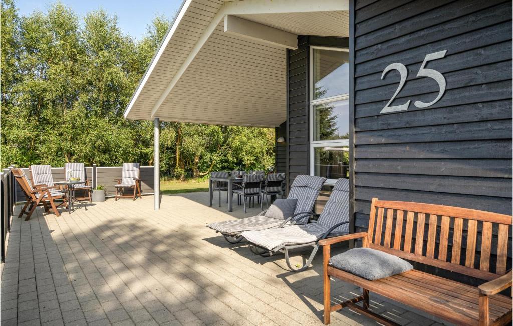 Patio nebo venkovní prostory v ubytování Holiday Home Nordmarken Ix