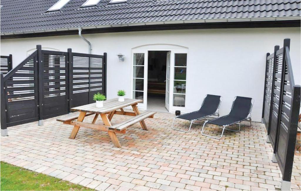 Patio nebo venkovní prostory v ubytování Sjørupgaard