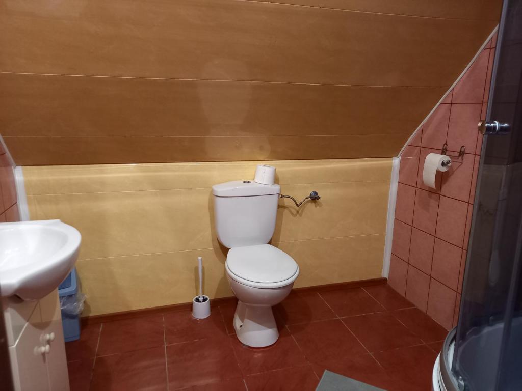 Koupelna v ubytování ZACISZE