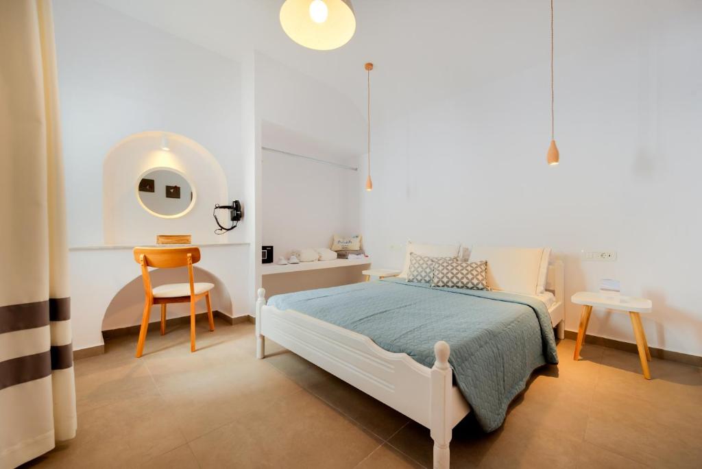 Postelja oz. postelje v sobi nastanitve Sigalas Beach Hotel
