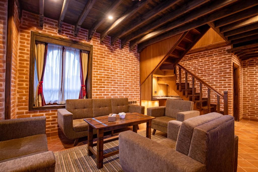 Posezení v ubytování Basera Boutique Hotel