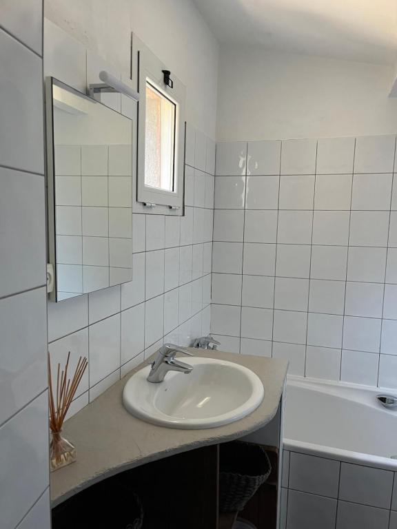 Koupelna v ubytování Villa vue mer