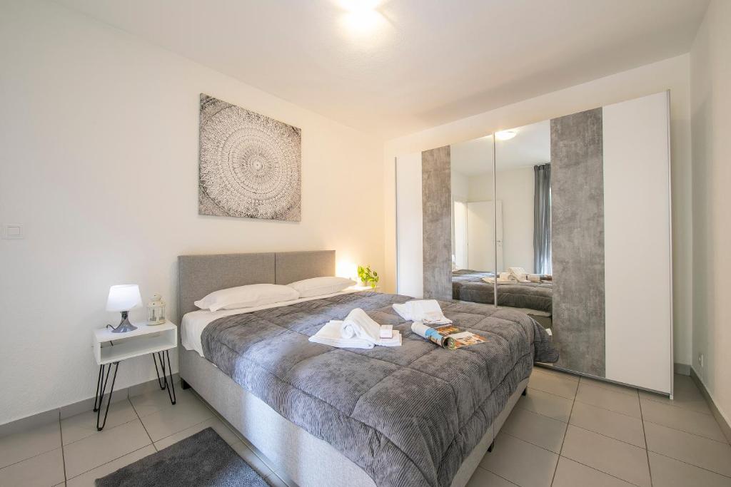 Postel nebo postele na pokoji v ubytování Casa Glicine - Happy Rentals