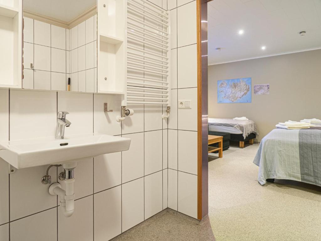 Ένα ή περισσότερα κρεβάτια σε δωμάτιο στο Studio Apartments