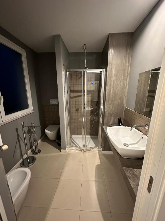 Łazienka w obiekcie Malusi B&B