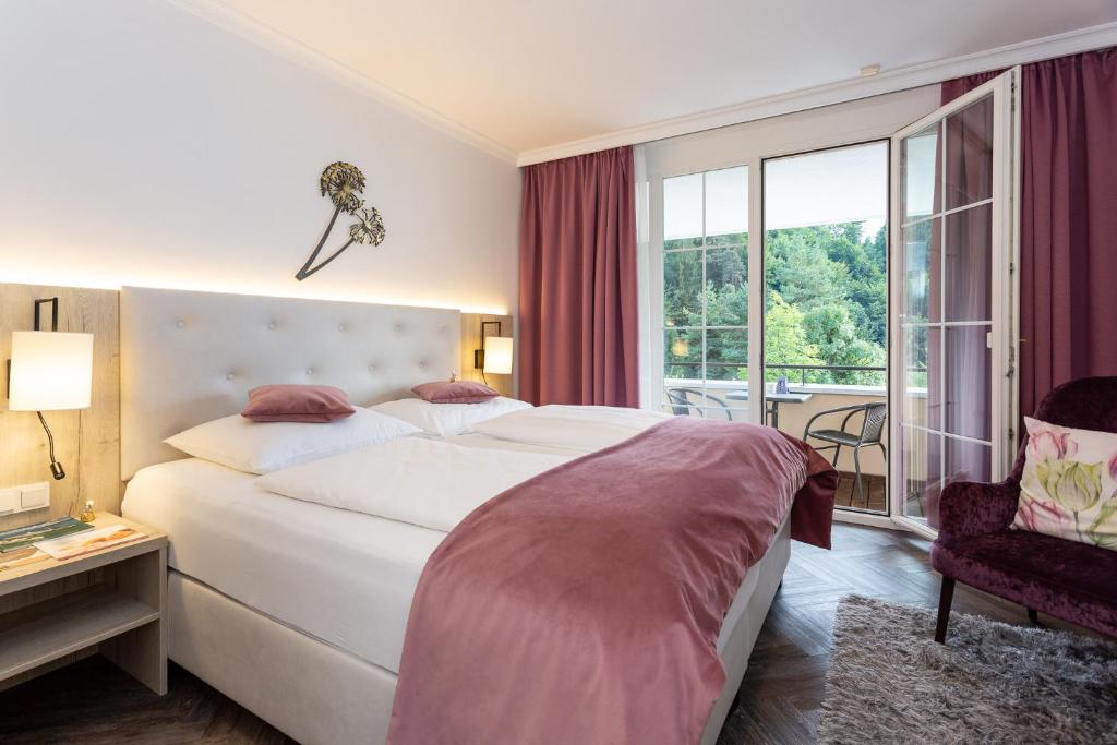 Boutiquehotel Bergvilla - 阳台的双人间