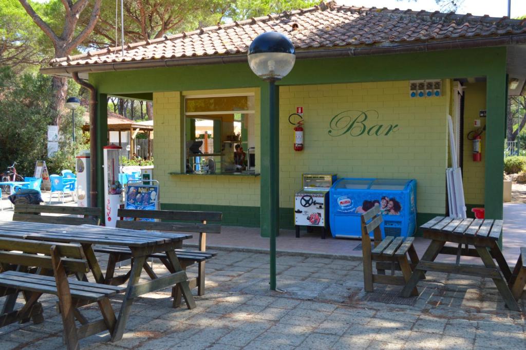 Restaurace v ubytování Camping Principina