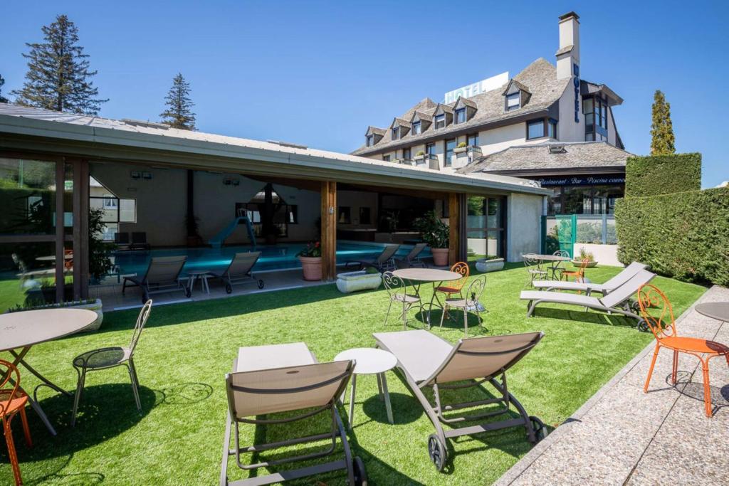 Zahrada ubytování Best Western Le Relais de Laguiole Hôtel & Spa