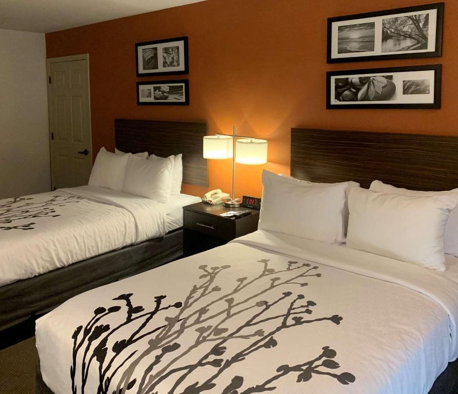 Postel nebo postele na pokoji v ubytování Sleep Inn Phoenix North I-17