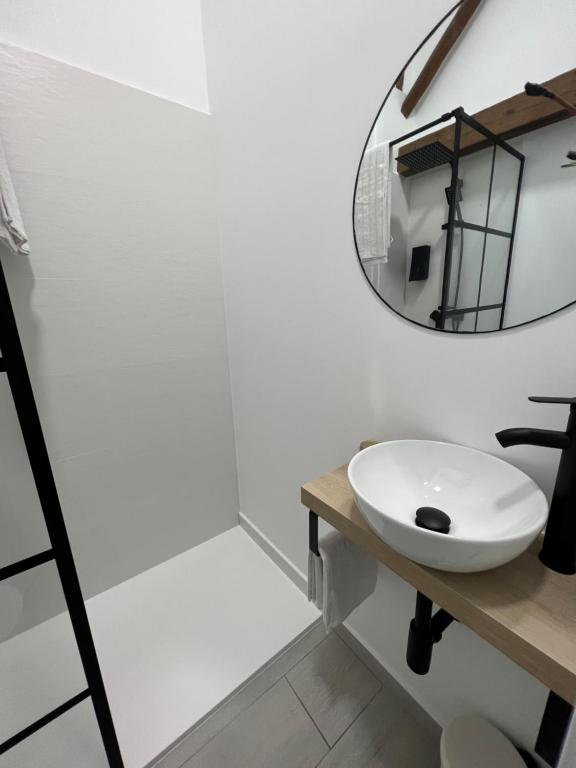 Koupelna v ubytování Suites Chic