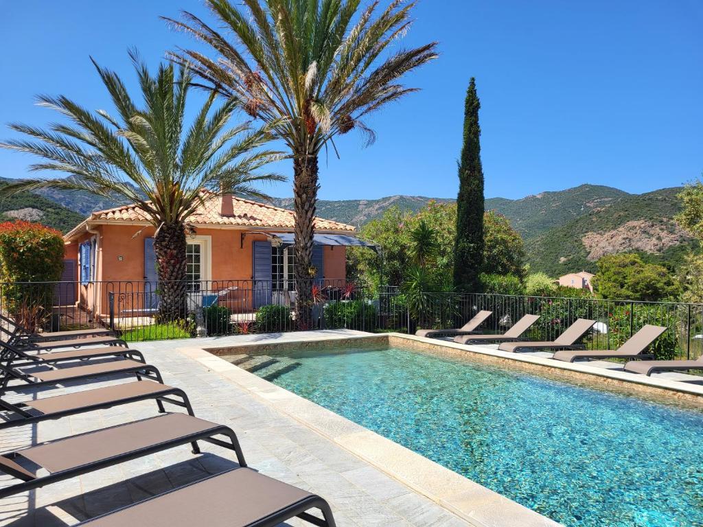 Swimmingpoolen hos eller tæt på Villa Primavera