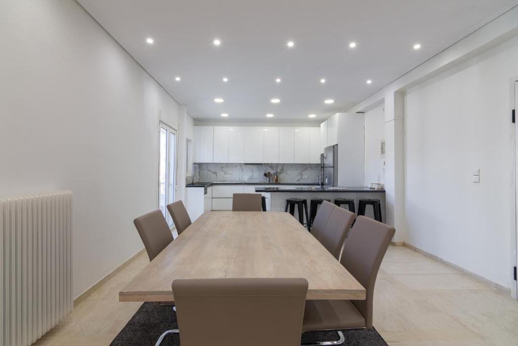 Kuchyňa alebo kuchynka v ubytovaní Spacious and Modern Flat for 4
