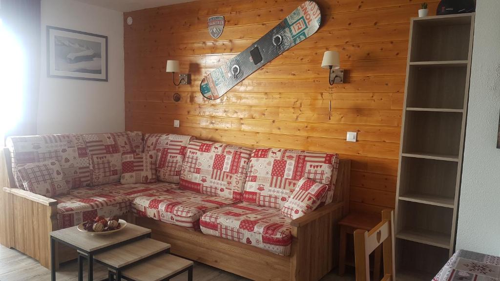 Χώρος καθιστικού στο Chalet JL et DS , Pied des pistes, Valmeinier 1800, 10 pers.