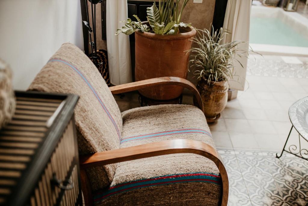 Area soggiorno di Riad Alnadine
