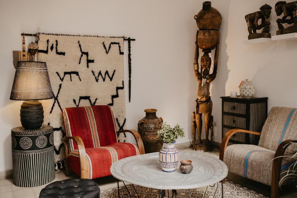 Area soggiorno di Riad Alnadine