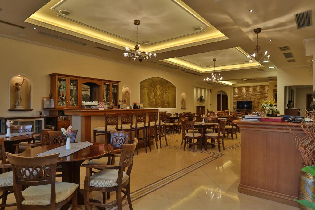 Restaurace v ubytování Xenios Dias Boutique Hotel