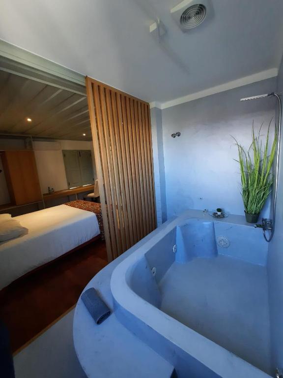 Pátio da Figueira - Jacuzzi privado no quarto en Torres Vedras