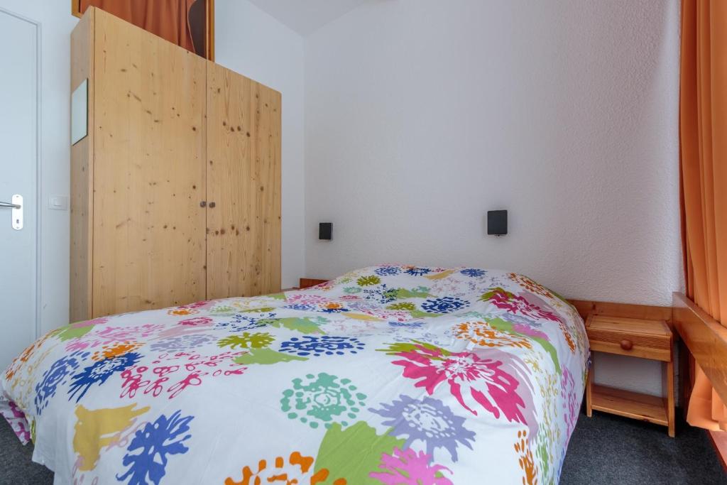 Posteľ alebo postele v izbe v ubytovaní Duplex les Arcs 1800 - Pierra Menta - Vue Imprenable avec Terrasse et Balcon - 9 Personnes
