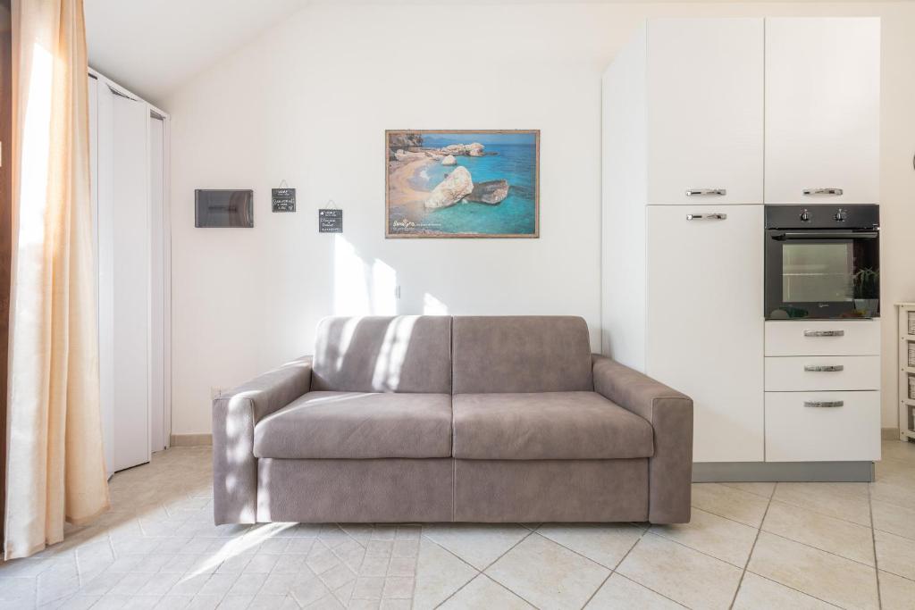 A seating area at Casa Clà