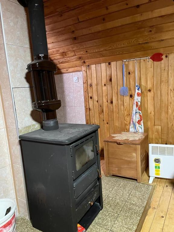 Kuchyň nebo kuchyňský kout v ubytování Golija Vikendica Česta Vrela
