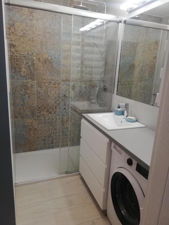 Kúpeľňa v ubytovaní Apartament Stella