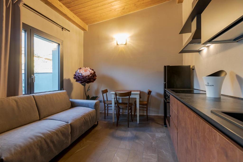Kuchyň nebo kuchyňský kout v ubytování Le Stagioni Luxury Suite