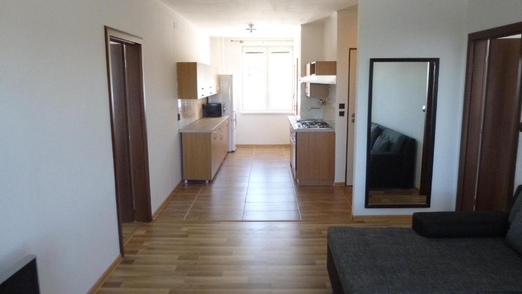 Kuchyň nebo kuchyňský kout v ubytování Apartmanovy byt pri Zubačke