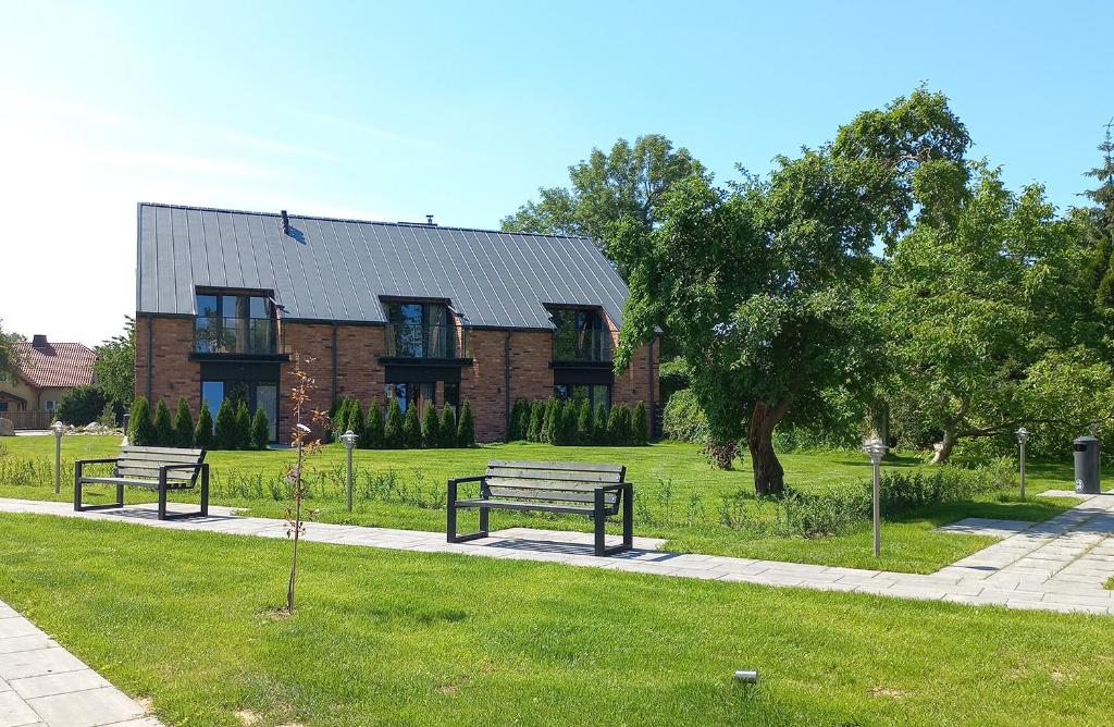 Zahrada ubytování Apartamenty Między Mostami