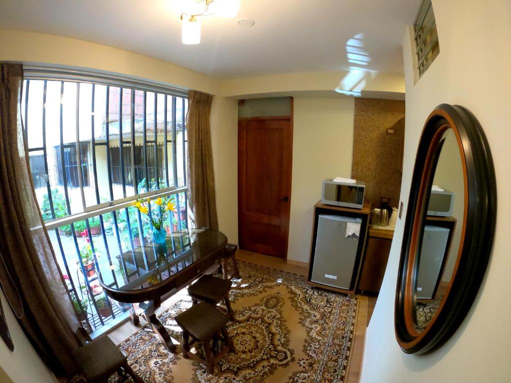 Kuchyň nebo kuchyňský kout v ubytování Zans Apartments Cusco