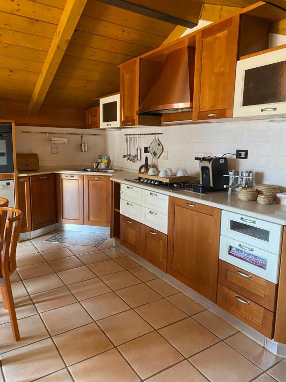 Kuchyň nebo kuchyňský kout v ubytování Palazzotto Morelli