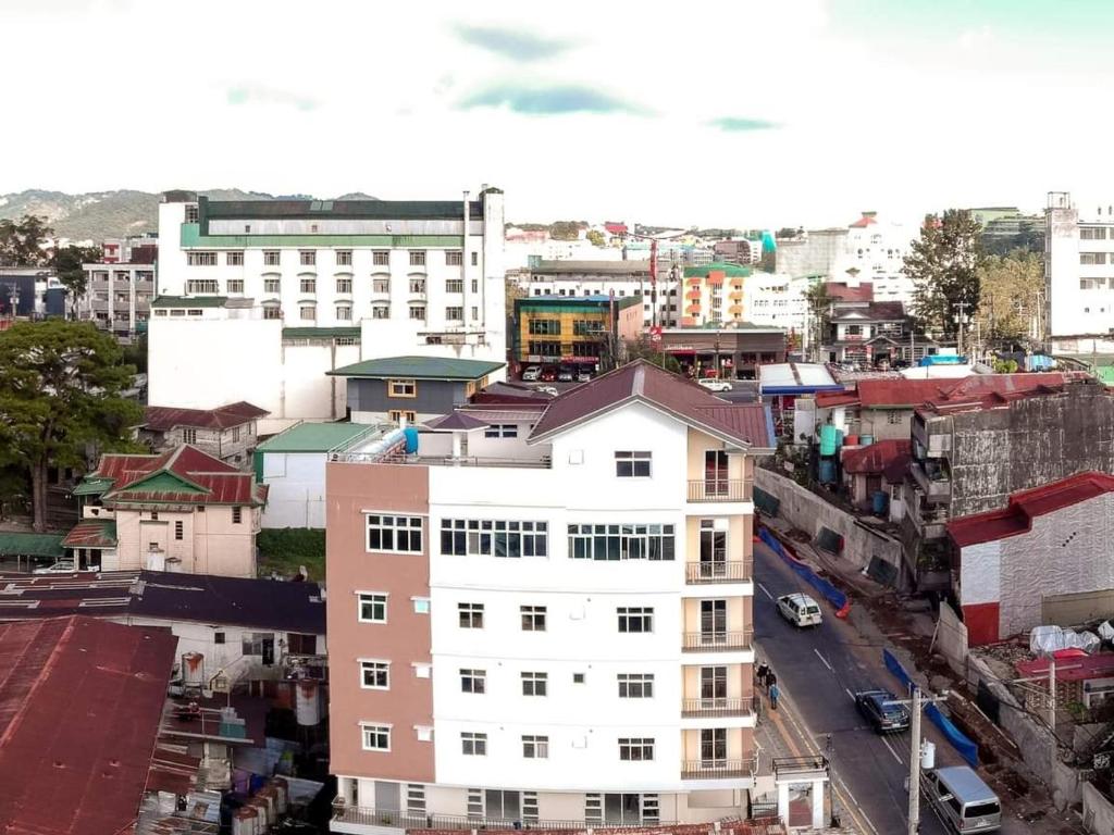 Nespecifikovaný výhled na destinaci Baguio nebo výhled na město při pohledu z penzionu – hostince