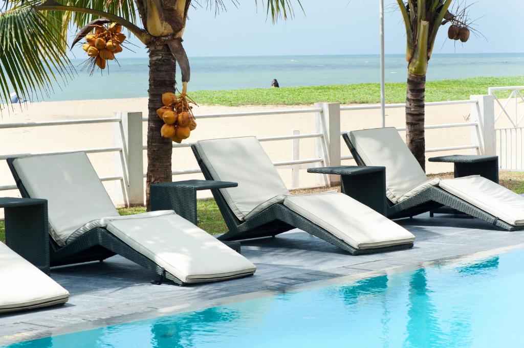 Bazén v ubytování The Beach Apartments nebo v jeho okolí