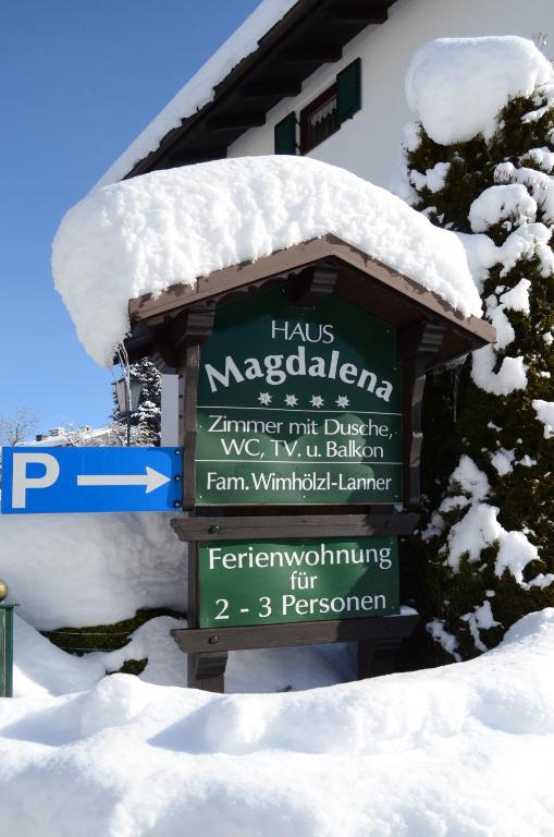 Haus Magdalena v zimě
