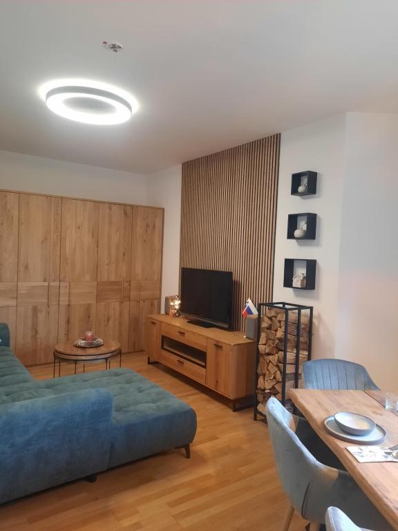 TV a/nebo společenská místnost v ubytování Apartment - Golden Fox 18 - Pohorske terase