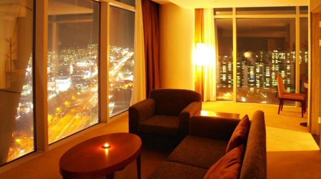 Posezení v ubytování Ecograd Hotel