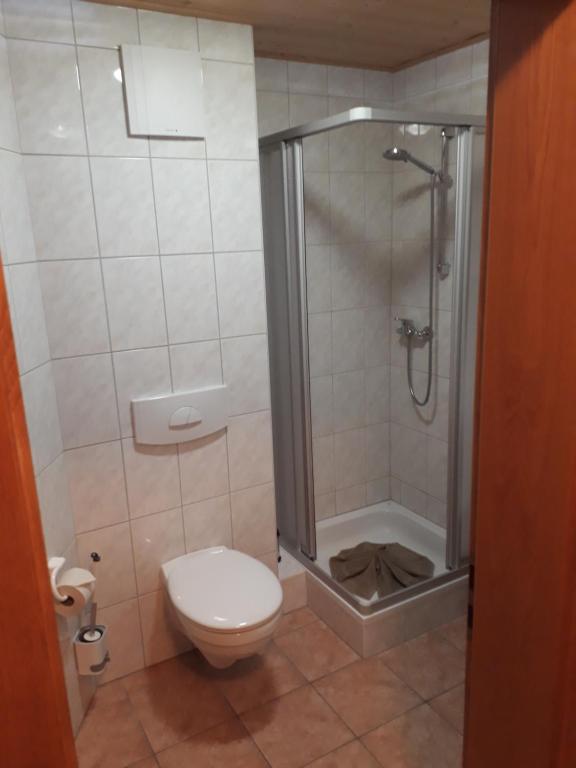 Koupelna v ubytování Romantik Appartements