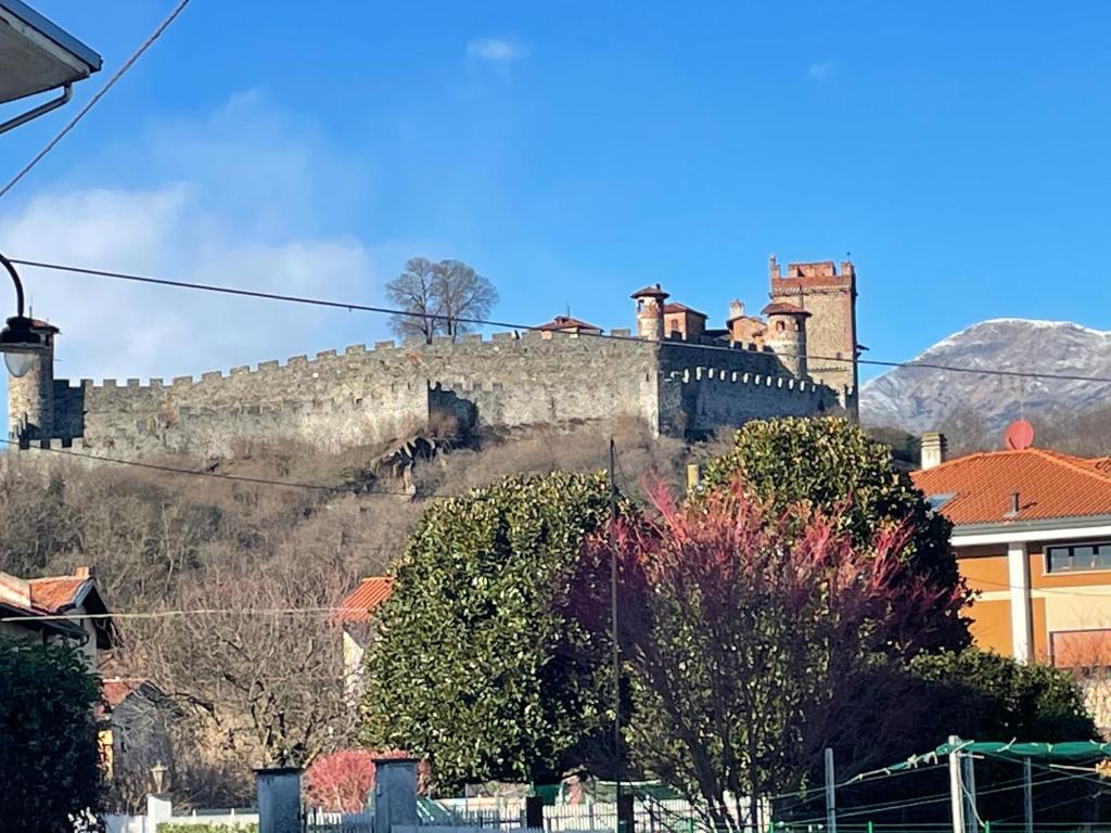 Widok na góry z tego pensjonatu