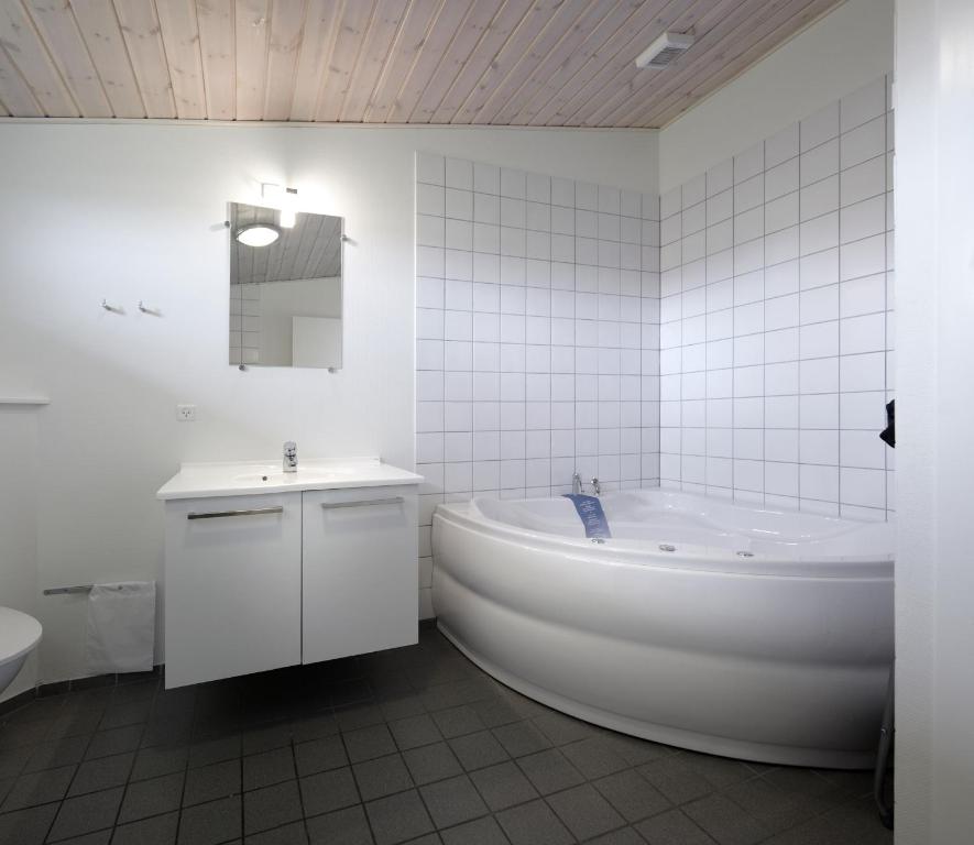 Koupelna v ubytování Lalandia Billund