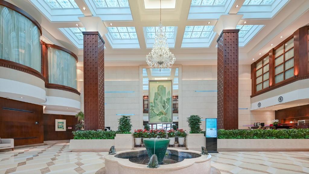 Vstupní hala nebo recepce v ubytování Binbei Yiho Hotel