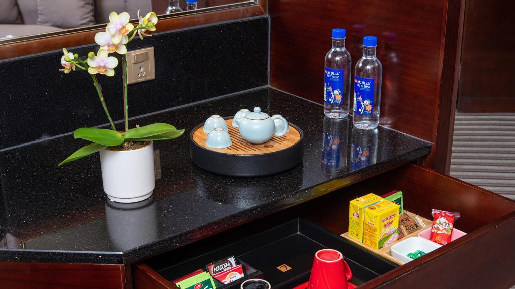 Nápoje v ubytování Binbei Yiho Hotel