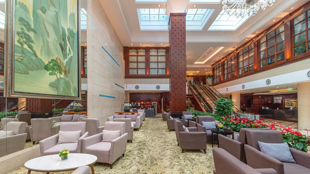 Posezení v ubytování Binbei Yiho Hotel