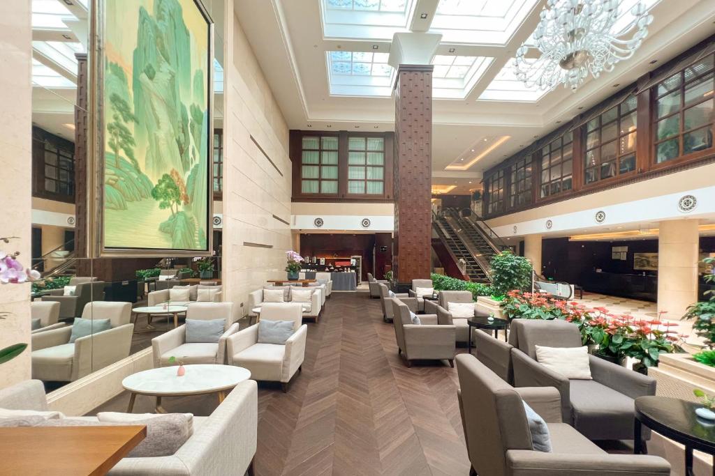 Posezení v ubytování Binbei Yiho Hotel