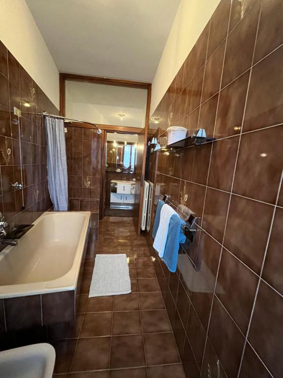 Koupelna v ubytování accogliente camera con bagno privato