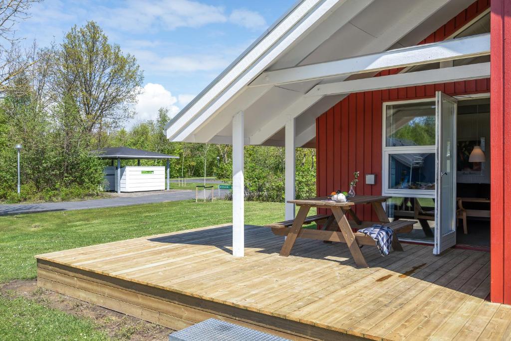 Zahrada ubytování Lalandia Rødby
