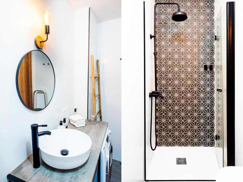 A bathroom at Alohamundi Molino