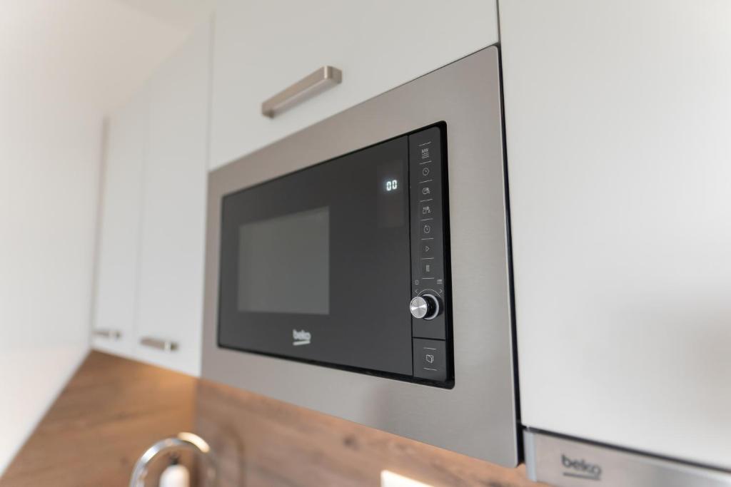 Una cocina o kitchenette en Hotel Triester