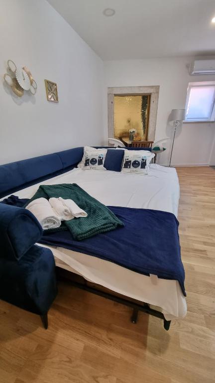 Posteľ alebo postele v izbe v ubytovaní PLACE 4 U Studio Center